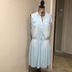 White Washed Denim Dress NWOT